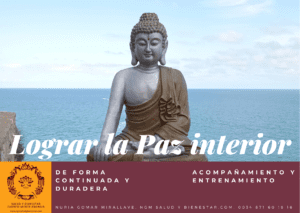 Lograr la Paz Interior de forma continuada y duradera.NGM Salud y Bienestar. Nuria Gomar MIrallave.
